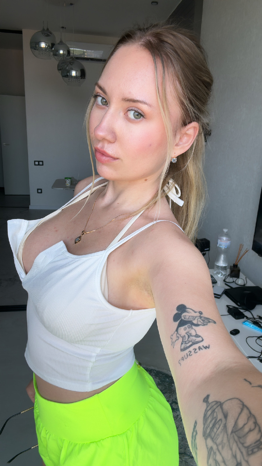 KateV in her underwear in Kitakyushu