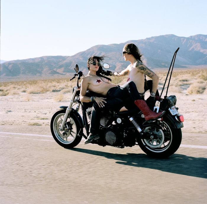 Girls on a motorcycle in Kitakyushu