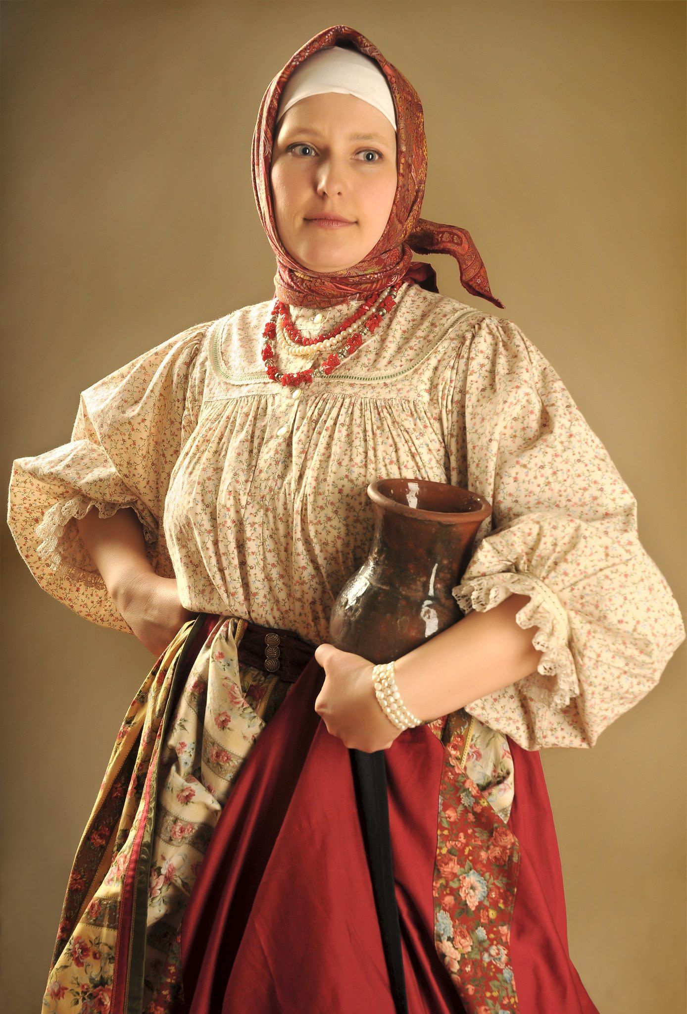 Girls in Slavic costumes in Kitakyushu